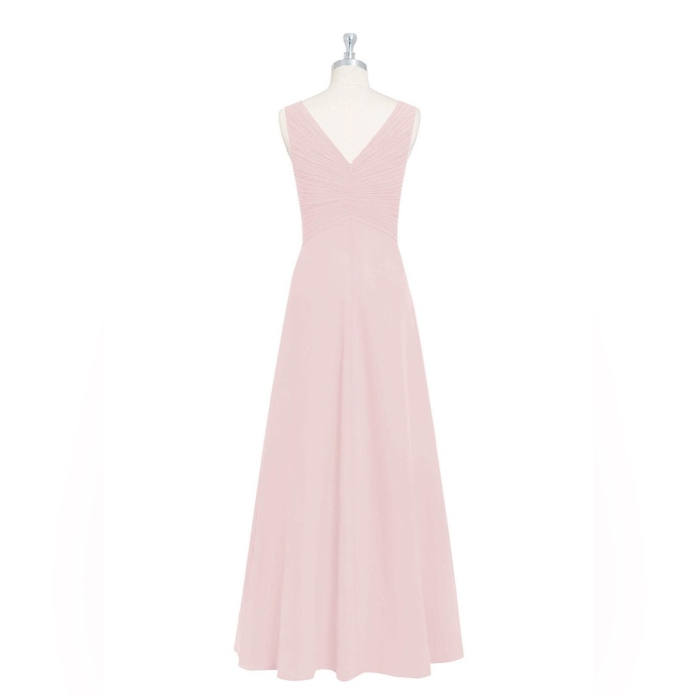 Azazie Flora Blushing Pink Dress